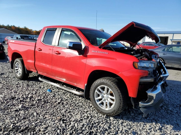2019 Chevrolet Silverado 1500 LT with VIN 1GCRYDEK7KZ378980, listed as a Copart auction lot 76807154 with 42,803 mi miles and Salvage Title. Bid and sale history available at carsss.com. Image 4.