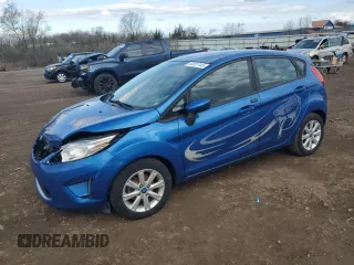2011 Ford Fiesta SE with VIN 3FADP4EJ6BM228323, listed as a Copart auction lot 53001145 with 174,776 mi miles and Salvage Title. Bid and sale history available at carsss.com. Image 1.