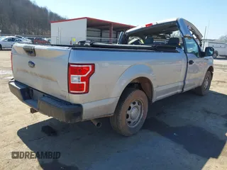2019 Ford F-150 XL with VIN 1FTMF1CPXKKC81522, listed as a IAAI auction lot 41763416 with 375,402 mi miles. Bid and sale history available at carsss.com. Image 4.