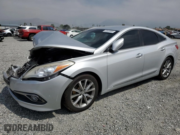 2016 Hyundai Azera with VIN KMHFG4JG2GA501321, listed as a Copart auction lot 50603855 with 60,355 mi miles and Salvage title. Bid and sale history available at DreamBid. Image 1.