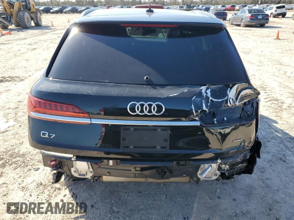 2024 Audi Q7 Premium Plus with VIN WA1LCBF7XRD005937, listed as a Copart auction lot 46051205 with 24,757 mi miles and Non Repairable. Bid and sale history available at carsss.com. Image 6.