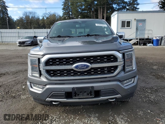 2023 Ford F-150 XL with VIN 1FTFW1E84PFB68860, listed as a Copart auction lot 43995925 with 11,457 mi miles and Salvage title. Bid and sale history available at DreamBid. Image 5.