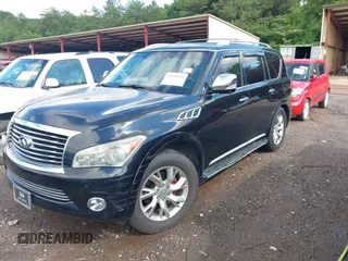 2012 Infiniti QX56 7-passenger z VIN JN8AZ2NEXC9017449, wystawiony jako IAAI lot #42349105 z przebiegiem 244 048 mil mil oraz . Historia ofert i sprzedaży dostępna na DreamBid. Obrazek 17.
