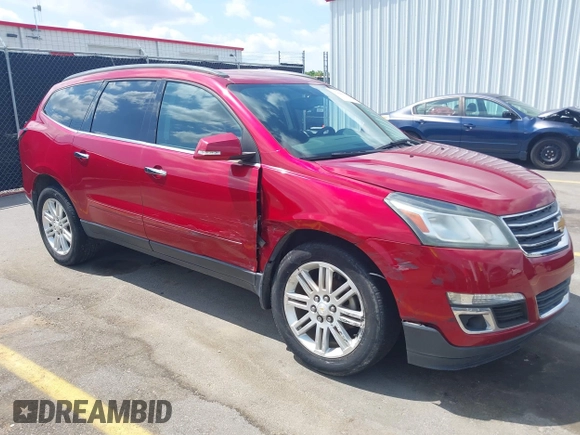 2014 Chevrolet Traverse LT with VIN 1GNKRGKD5EJ254190, listed as a IAAI auction lot 41966670 with 68,236 mi miles. Bid and sale history available at carsss.com. Image 1.