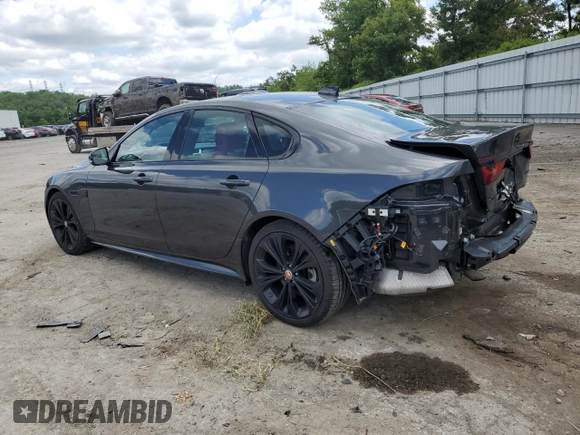 2022 Jaguar XF R-Dynamic SE with VIN SAJBL4GX2NCY92379, listed as a Copart auction lot 58638384 with 13,048 mi miles and Salvage Title. Bid and sale history available at carsss.com. Image 2.