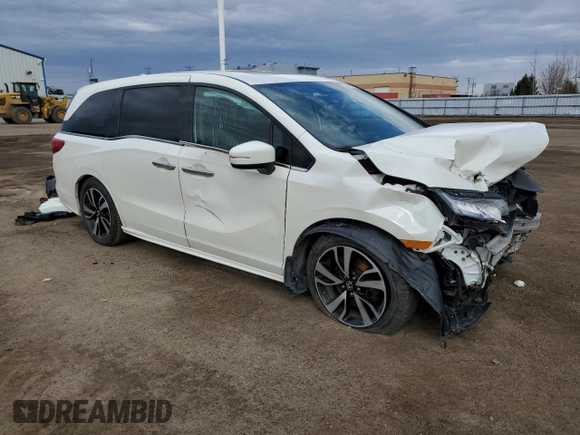 2018 Honda Odyssey Touring with VIN 5FNRL6H89JB505436, listed as a Copart auction lot 49067375 with 173,693 mi miles and Salvage Title. Bid and sale history available at carsss.com. Image 4.