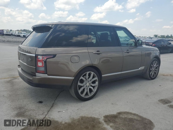 2014 Land Rover Range Rover Supercharged with VIN SALGS2TF7EA162268, listed as a Copart auction lot 57356915 with 101,164 mi miles and Salvage title. Bid and sale history available at DreamBid. Image 3.