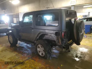 2017 Jeep Wrangler Willys Wheeler with VIN 1C4AJWAG3HL751703, listed as a Copart auction lot 88861635 with 14,114 mi miles and Salvage Title. Bid and sale history available at DreamBid. Image 2.