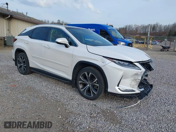 2021 Lexus RX with VIN 2T2HZMDA5MC287152, listed as a IAAI auction lot 41919634 with 25,668 mi miles. Bid and sale history available at carsss.com. Image 1.
