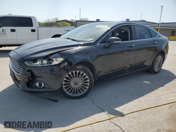 2013 Ford Fusion Titanium with VIN 3FA6P0K94DR354942, listed as a Copart auction lot 52551385 with 177,748 mi miles and Salvage Title. Bid and sale history available at DreamBid. Image 1.