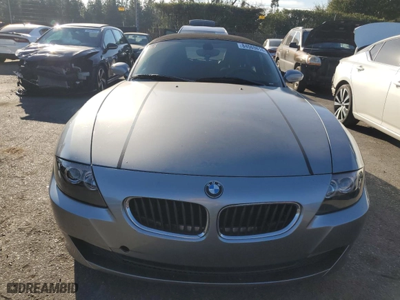 2006 BMW Z4 3.0i with VIN 4USBU33536LW68687, listed as a Copart auction lot 84569814 with 158,312 mi miles and Clean Title. Bid and sale history available at carsss.com. Image 5.