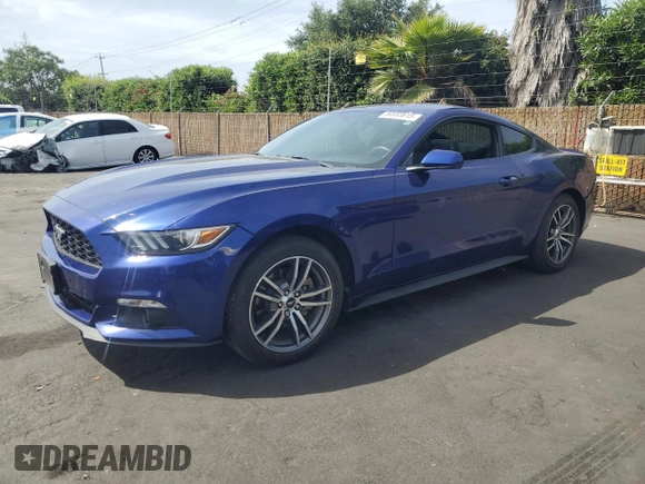 2016 Ford Mustang EcoBoost with VIN 1FA6P8THXG5243680, listed as a Copart auction lot 56953615 with 74,525 mi miles and Salvage title. Bid and sale history available at DreamBid. Image 1.
