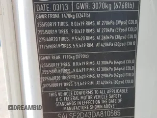 2013 Land Rover Range Rover Sport HSE z VIN SALSF2D43DA810585, wystawiony jako Copart lot #53603465 z przebiegiem 148 450 mil mil oraz Szkoda całkowita • Salvage title. Historia ofert i sprzedaży dostępna na DreamBid. Obrazek 15.