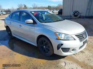 2013 Nissan Sentra SV with VIN 3N1AB7AP4DL613642, listed as a IAAI auction lot 41595829 with 99,351 mi miles. Bid and sale history available at carsss.com. Image 1.