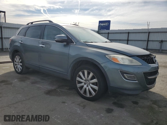 2010 Mazda CX-9 Sport with VIN JM3TB2MV6A0224570, listed as a Copart auction lot 47061615 with 216,060 mi miles and Salvage Title. Bid and sale history available at carsss.com. Image 4.