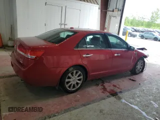 2011 Lincoln MKZ Hybrid with VIN 3LNDL2L35BR775628, listed as a Copart auction lot 61144005 with 180,000 mi miles and Salvage title. Bid and sale history available at DreamBid. Image 3.