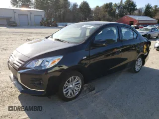2024 Mitsubishi Mirage G4 ES with VIN ML32FUFJ4RHF07664, listed as a Copart auction lot 47044485 with 5,437 mi miles and Salvage Title. Bid and sale history available at carsss.com. Image 1.