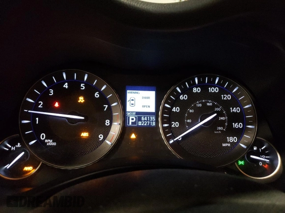 2011 Infiniti M37 with VIN JN1BY1AR8BM376710, listed as a Copart auction lot 79975754 with 64,135 mi miles and Salvage Title. Bid and sale history available at carsss.com. Image 9.