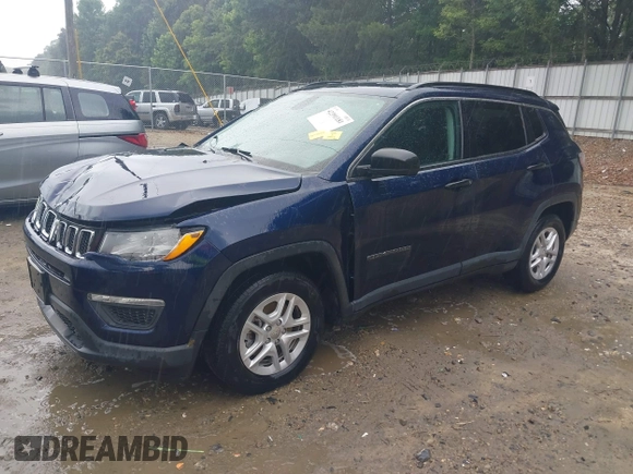 2020 Jeep Compass Sport с VIN 3C4NJCAB2LT253123, выставлен на аукционе IAAI как лот 42391181 с пробегом 47 450 миль миль и . История ставок и продаж доступна на DreamBid. Изображение 17.
