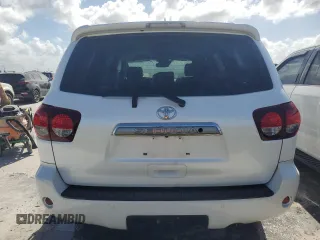 2018 Toyota Sequoia Platinum with VIN 5TDDY5G18JS158753, listed as a Copart auction lot 75848094 with 0 mi miles and Non Repairable. Bid and sale history available at carsss.com. Image 6.
