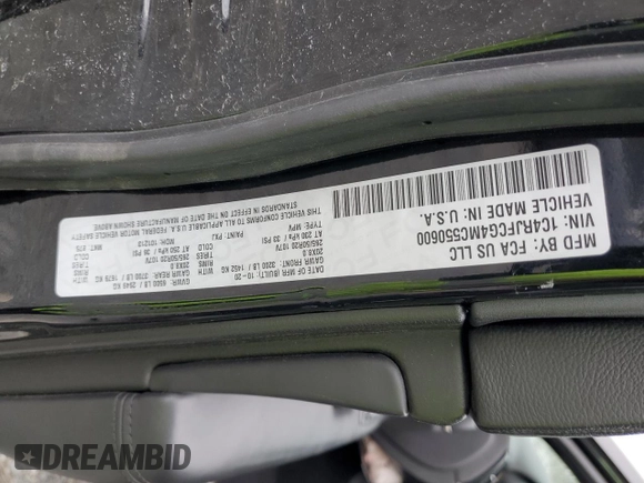 2021 Jeep Grand Cherokee High Altitude with VIN 1C4RJFCG4MC550600, listed as a Copart auction lot 53254125 with Not provided miles and Salvage title. Bid and sale history available at DreamBid. Image 15.