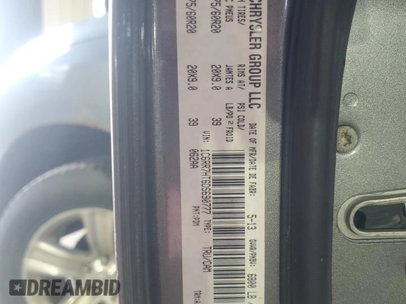 2013 Ram 1500 Sport с VIN 1C6RR7HT6DS690777, выставлен на аукционе Copart как лот 59304945 с пробегом 97 076 миль миль и Чистый • Clean title. История ставок и продаж доступна на DreamBid. Изображение 12.