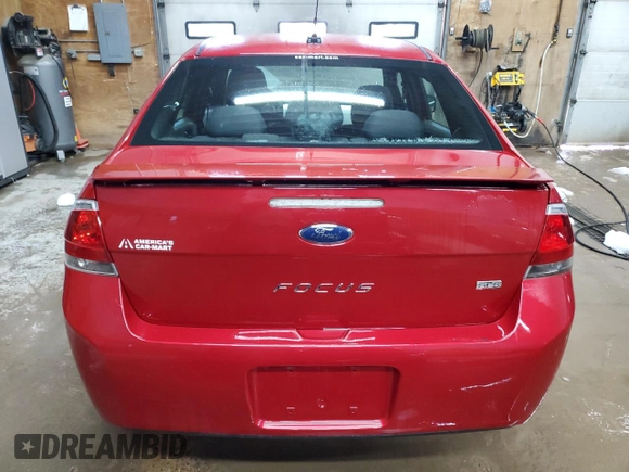 2010 Ford Focus SES with VIN 1FAHP3GN7AW114941, listed as a Copart auction lot 50463995 with 153,825 mi miles and Salvage Title. Bid and sale history available at carsss.com. Image 6.