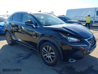 2015 Lexus NX 200t with VIN JTJYARBZ1F2007503, listed as a IAAI auction lot 41319013 with 137,468 mi miles. Bid and sale history available at carsss.com. Image 1.