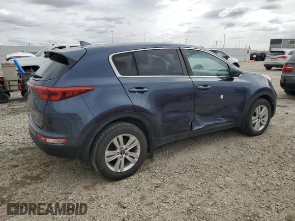 2017 Kia Sportage LX with VIN KNDPM3AC4H7213422, listed as a Copart auction lot 53560945 with 111,822 mi miles and Salvage Title. Bid and sale history available at carsss.com. Image 3.