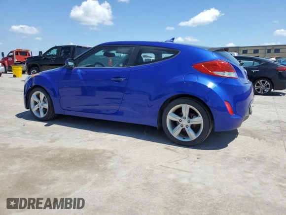 2012 Hyundai Veloster w/Gray Int with VIN KMHTC6AD6CU046448, listed as a Copart auction lot 53396415 with 131,567 mi miles and Clean title. Bid and sale history available at DreamBid. Image 2.