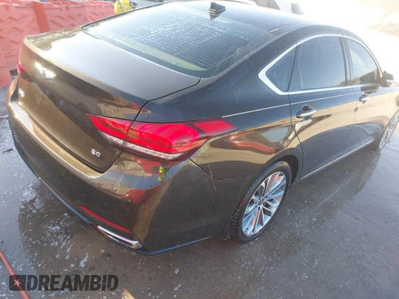2017 Genesis G80 3.8L с VIN KMHGN4JE5HU203886, выставлен на аукционе IAAI как лот 41493496 с пробегом 59 242 миль миль и . История ставок и продаж доступна на DreamBid. Изображение 4.