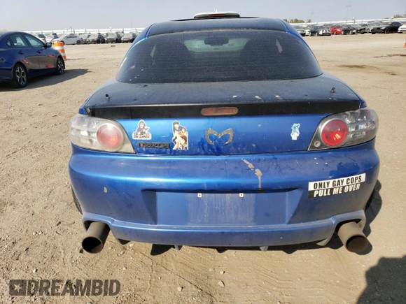 2004 Mazda RX-8 with VIN JM1FE173440114865, listed as a Copart auction lot 75385304 with 67,943 mi miles and Clean Title. Bid and sale history available at DreamBid. Image 6.