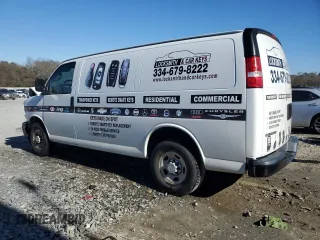 2018 Chevrolet Express Cargo with VIN 1GCWGAFG4J1338495, listed as a Copart auction lot 88013295 with 141,681 mi miles and Salvage title. Bid and sale history available at DreamBid. Image 2.