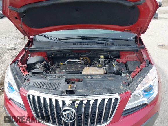 2016 Buick Encore Convenience with VIN KL4CJFSB3GB630339, listed as a IAAI auction lot 41939419 with 83,293 mi miles. Bid and sale history available at carsss.com. Image 10.