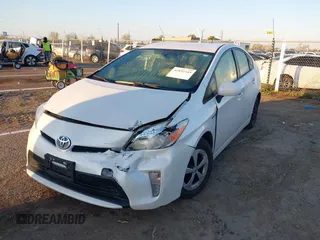 2013 Toyota Prius One with VIN JTDKN3DU5D0356118, listed as a IAAI auction lot 41892349 with 181,558 mi miles. Bid and sale history available at carsss.com. Image 6.