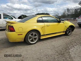 2002 Ford Mustang Standard with VIN 1FAFP40442F128344, listed as a Copart auction lot 48189045 with 0 mi miles and Salvage Title. Bid and sale history available at carsss.com. Image 3.