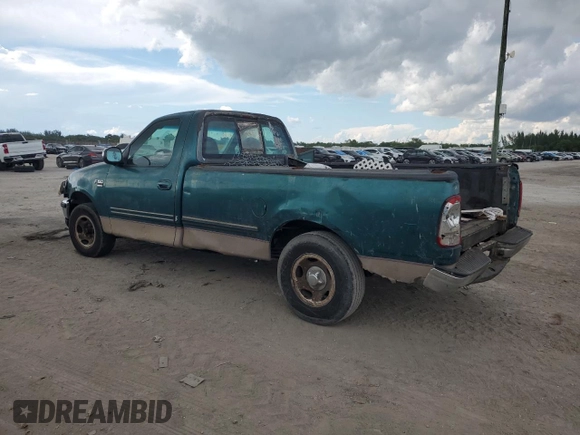 1998 Ford F-150 XL with VIN 1FTRF17L0WNA48153, listed as a Copart auction lot 72606904 with 213,592 mi miles and Non repairable. Bid and sale history available at DreamBid. Image 2.