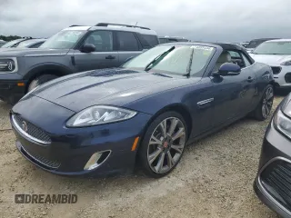 2015 Jaguar XK with VIN SAJWA4GB3FLB56079, listed as a Copart auction lot 74089444 with 0 mi miles and Non Repairable. Bid and sale history available at carsss.com. Image 1.