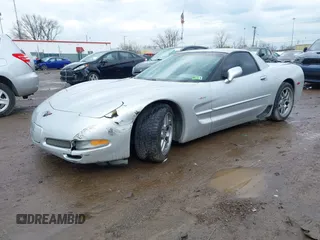 2002 Chevrolet Corvette Z06 with VIN 1G1YY12S825106503, listed as a IAAI auction lot 41897509 with 123,919 mi miles. Bid and sale history available at carsss.com. Image 6.