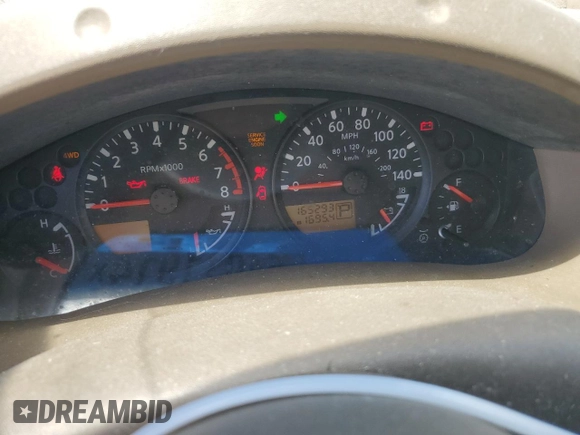 2005 Nissan Frontier LE z VIN 1N6AD06W45C406094, wystawiony jako Copart lot #54011914 z przebiegiem 165 293 mil mil oraz Szkoda całkowita • Salvage title. Historia ofert i sprzedaży dostępna na DreamBid. Obrazek 9.