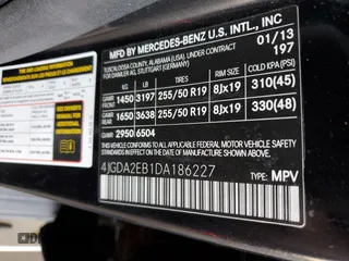 2013 Mercedes-Benz M 350 with VIN 4JGDA2EB1DA186227, listed as a Copart auction lot 51493545 with 166,288 mi miles and Clean Title. Bid and sale history available at carsss.com. Image 13.