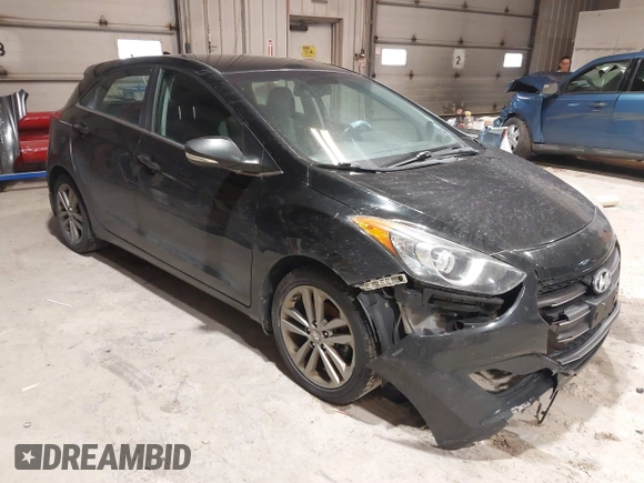 2016 Hyundai Elantra GT with VIN KMHD35LH2GU266352, listed as a IAAI auction lot 41754614 with 155,650 mi miles. Bid and sale history available at carsss.com. Image 1.