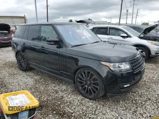 2014 Land Rover Range Rover Supercharged with VIN SALGS2TF5EA174712, listed as a Copart auction lot 56393695 with 96,585 mi miles and Clean title. Bid and sale history available at DreamBid. Image 4.