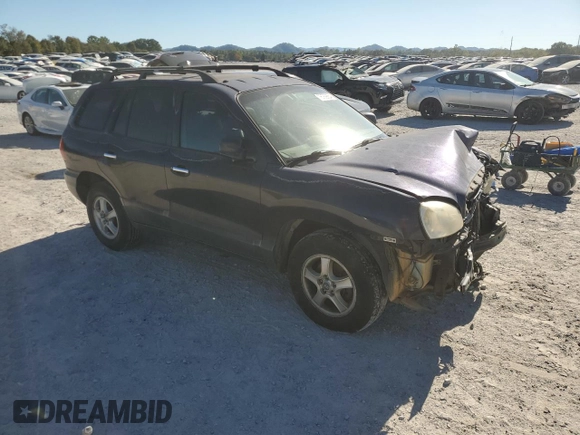 2004 Hyundai Santa Fe GLS with VIN KM8SC13E14U601747, listed as a Copart auction lot 76769864 with 190,446 mi miles and Salvage Title. Bid and sale history available at carsss.com. Image 4.
