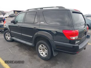 2005 Toyota Sequoia SR5 with VIN 5TDBT44A05S255200, listed as a IAAI auction lot 42215046 with 194,891 mi miles and . Bid and sale history available at DreamBid. Image 3.
