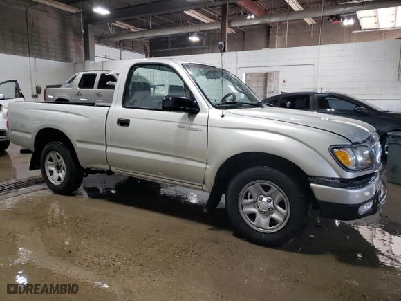2002 Toyota Tacoma with VIN 5TENL42N02Z109719, listed as a Copart auction lot 48713365 with 106,716 mi miles and Salvage Title. Bid and sale history available at carsss.com. Image 4.