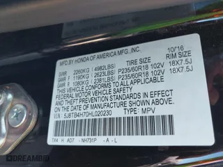 2017 Acura RDX w/Advance Pkg with VIN 5J8TB4H70HL020230, listed as a IAAI auction lot 41677094 with 131,490 mi miles. Bid and sale history available at carsss.com. Image 9.
