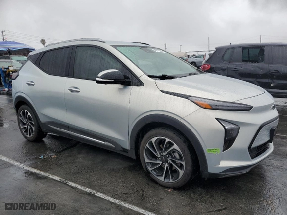 2023 Chevrolet Bolt EUV Premier with VIN 1G1FZ6S03P4174172, listed as a Copart auction lot 45212995 with 54,149 mi miles and Salvage Title. Bid and sale history available at carsss.com. Image 4.