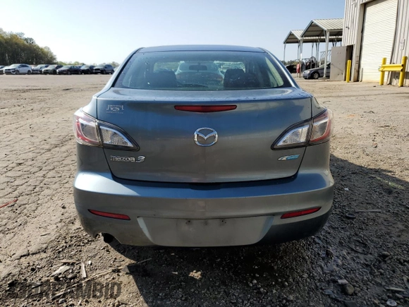 2013 Mazda Mazda3 i Sport with VIN JM1BL1U77D1703334, listed as a Copart auction lot 51221325 with 173,777 mi miles and Salvage Title. Bid and sale history available at carsss.com. Image 6.