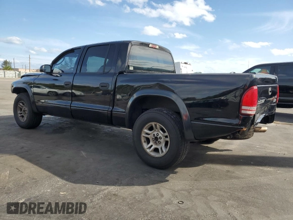 2004 Dodge Dakota Sport with VIN 1D7HL38K94S627992, listed as a Copart auction lot 45193165 with 189,811 mi miles and Salvage Title. Bid and sale history available at carsss.com. Image 2.